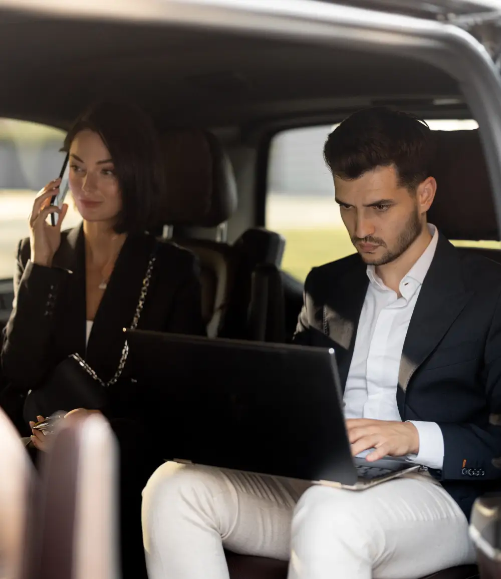 NT Limo vehicle providing corporate chauffeur service at Scottsdale corporate event